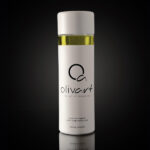 olive oil bottle round