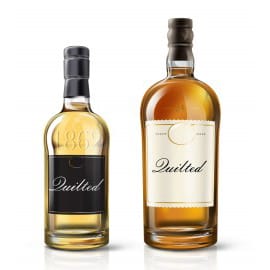 round-shape-liquor-vodka-bottles